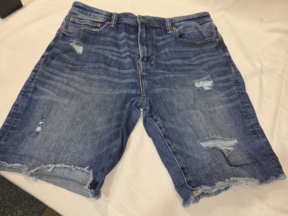 American Eagle Shorts Distressed Jean Shorts Men's 36 Next Level Flex A&E B8